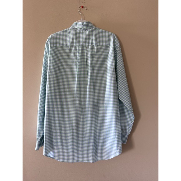 Vineyard Vines Whale Shirt Mens Medium Gingham Check Button Down Shirt EUC - Picture 2 of 12